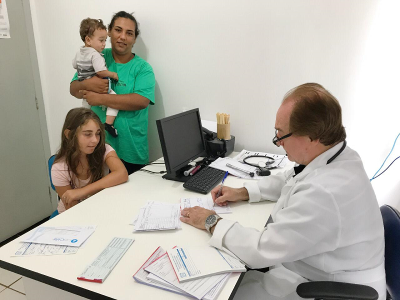 SECRETARIA DE SAÚDE OFERECE ATENDIMENTO PEDIÁTRICO 